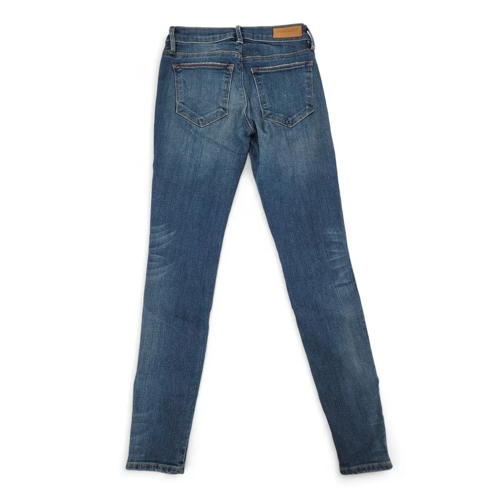 Etienne Marcel Skinny‎ Jeans 24 NWT Made in USA Zip Hem Mid Rise Stretch - Picture 2 of 6